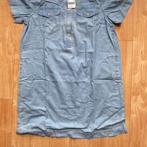 Roots Sheebrook Chambray Dress - blue